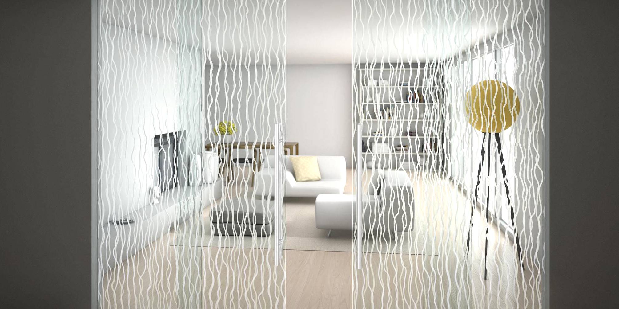 afwerking glazen schuifdeur @city